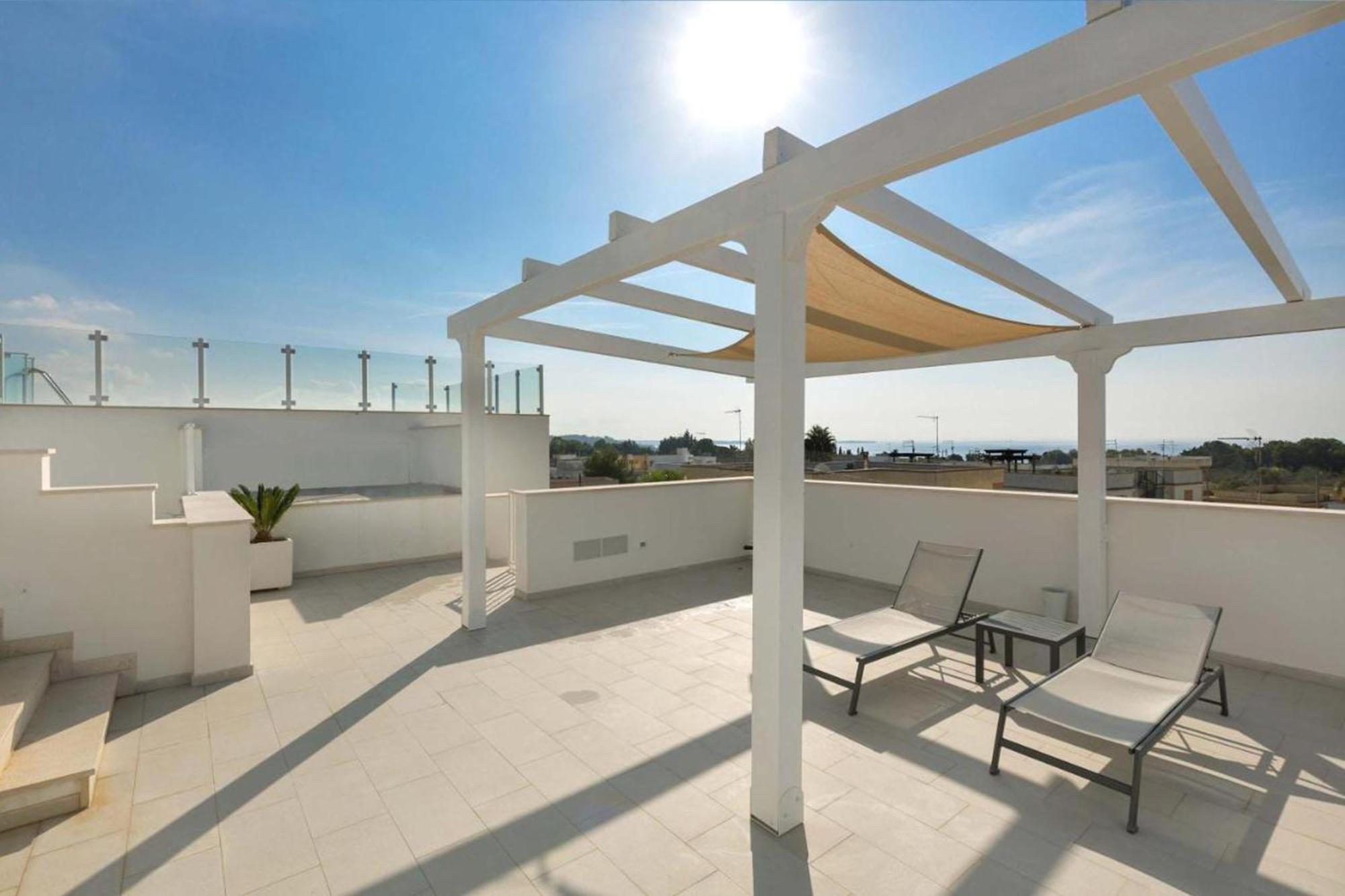 Piscina Panoramica Vista Mare - Wifi - Ac Int 9 Apartment Santa Maria al Bagno Exterior foto