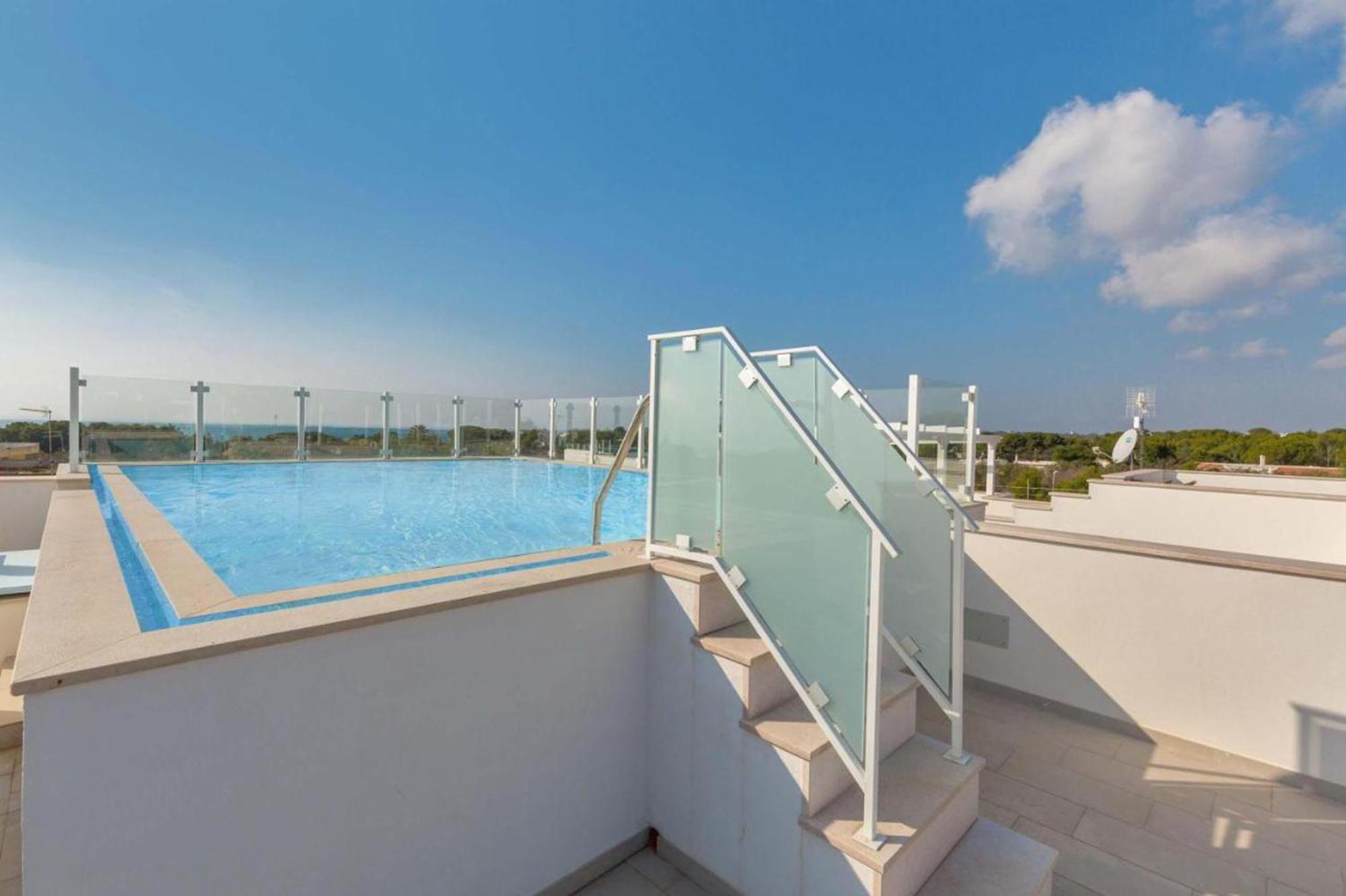 Piscina Panoramica Vista Mare - Wifi - Ac Int 9 Apartment Santa Maria al Bagno Exterior foto